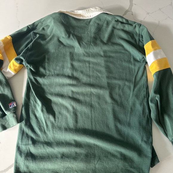 Vintage The Game Men’s Green Bay Packers Rugby Style Shirt-Size Medium - Picture 2 of 4